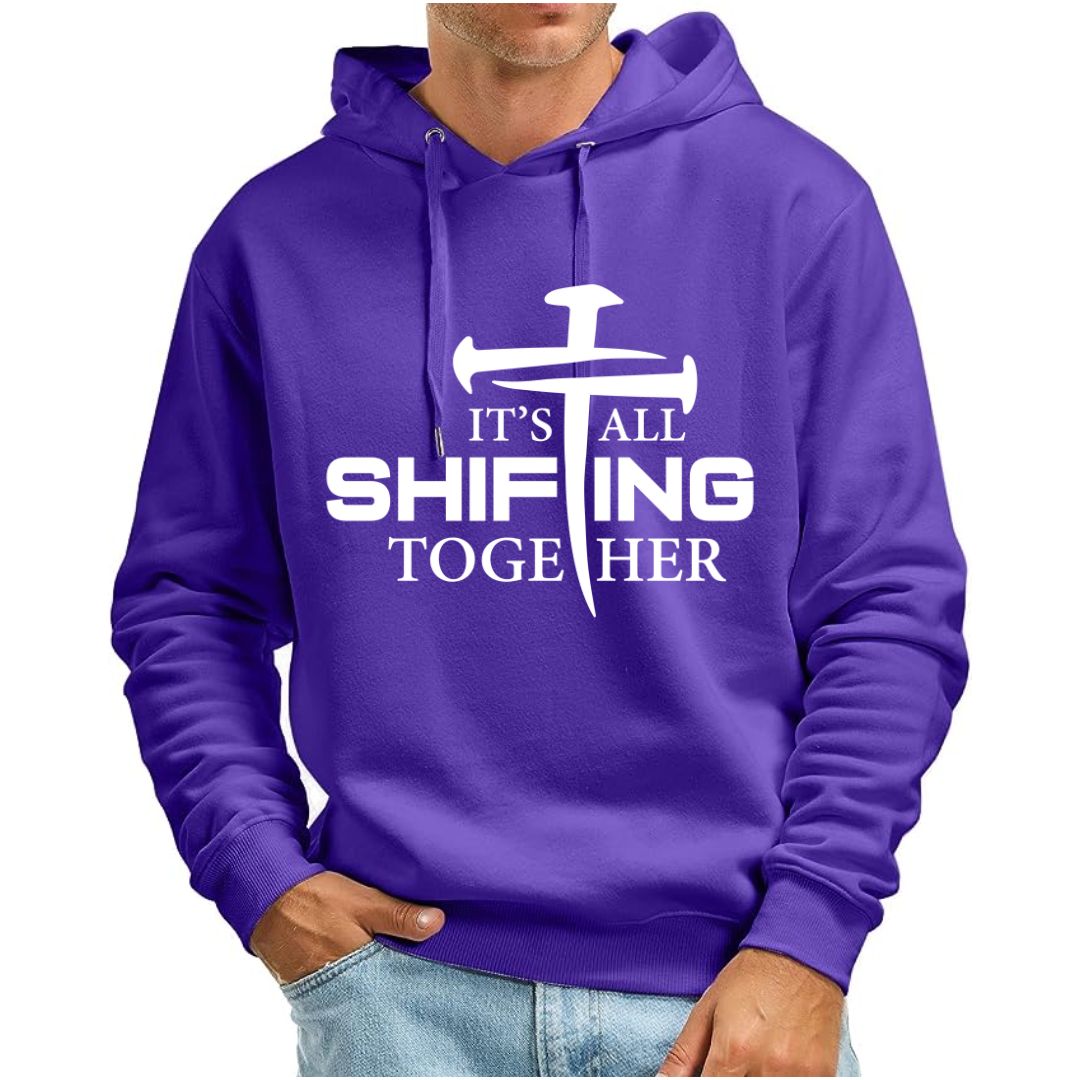 It's All Shifting Together Adult Fleece Pullover Hooded Sweatshirt