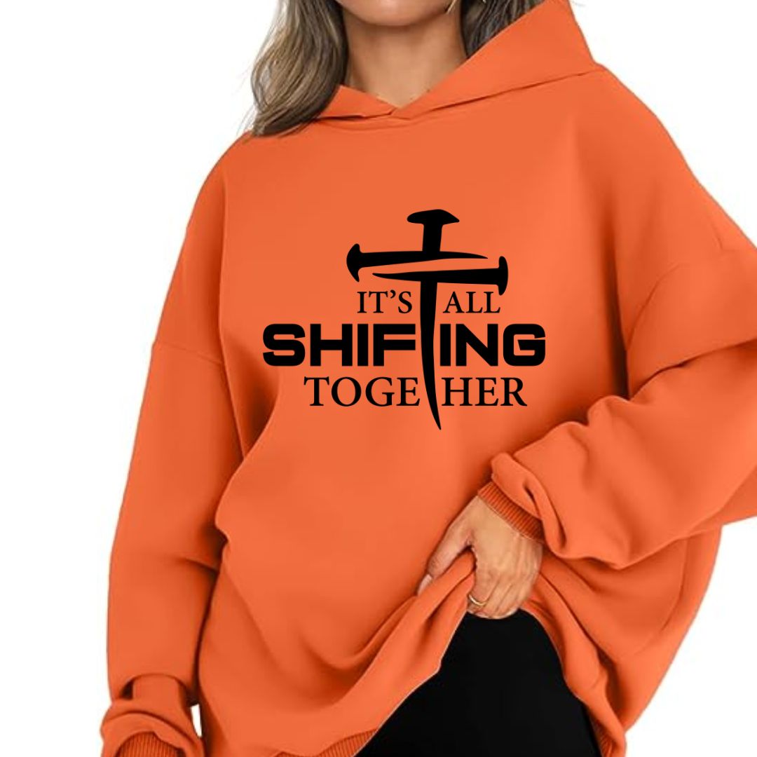 It's All Shifting Together Adult Fleece Pullover Hooded Sweatshirt