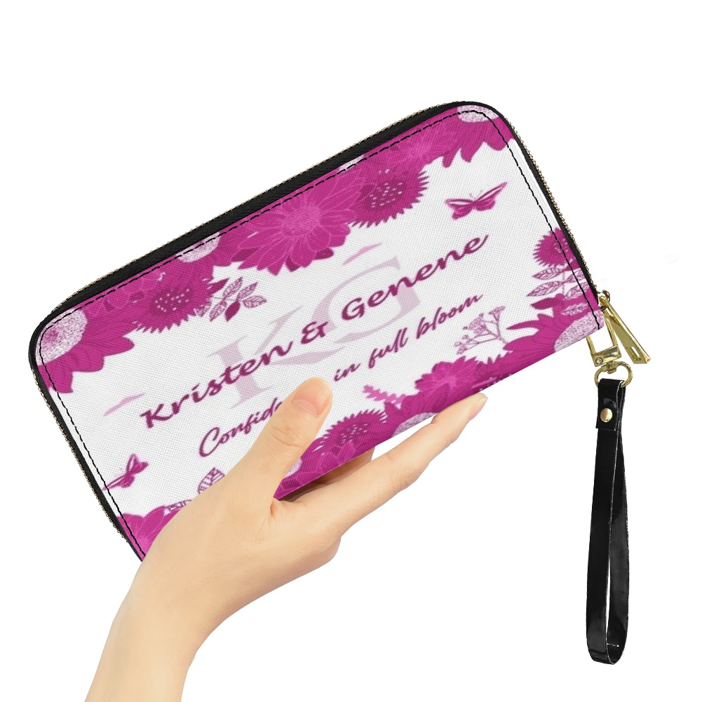 K & G original Hot Pink and white Floral Bag w/Wallet