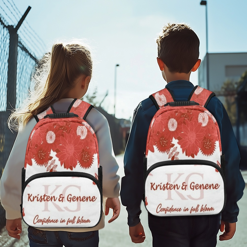 K & G original Hunter Green and white Backpacks