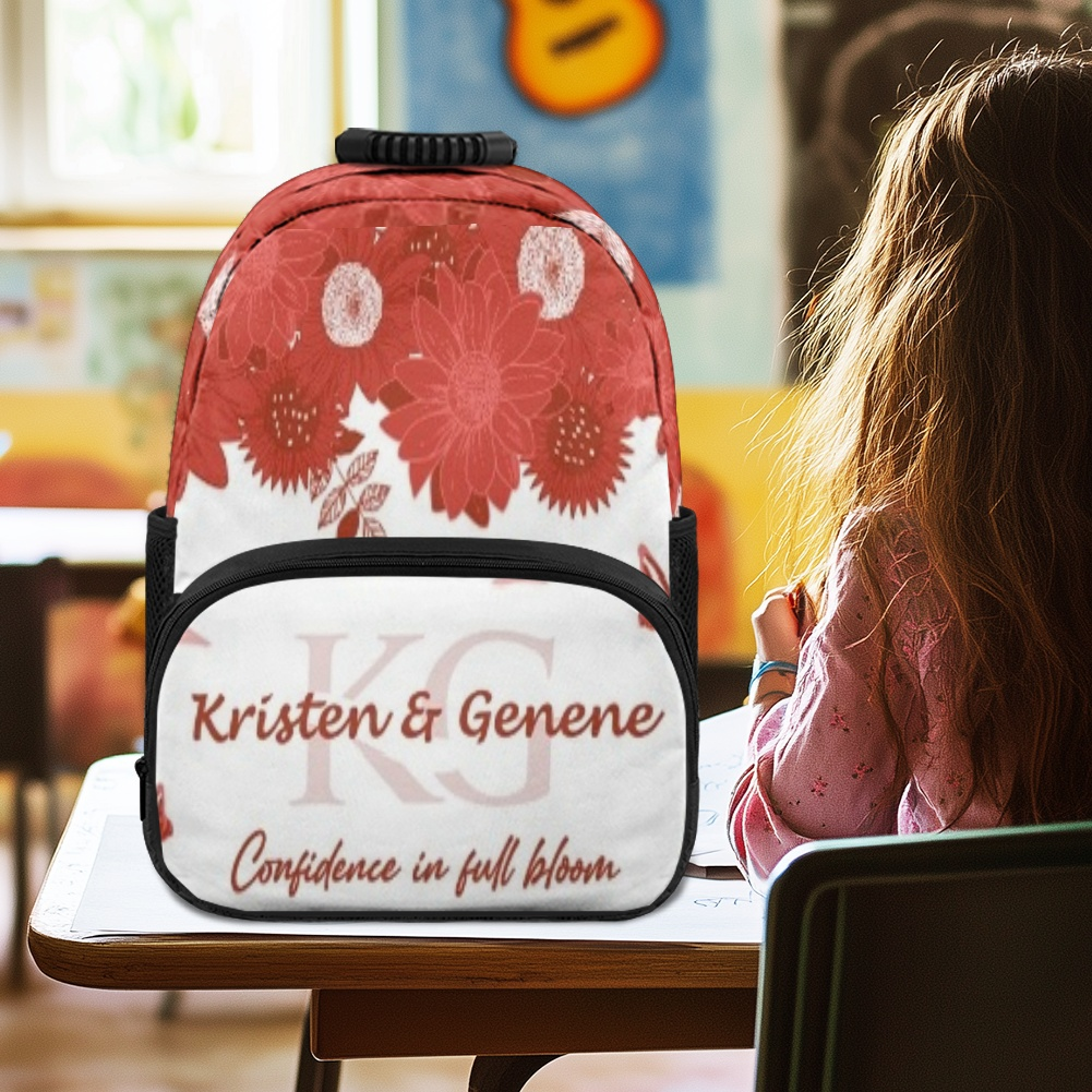 K & G original Hunter Green and white Backpacks