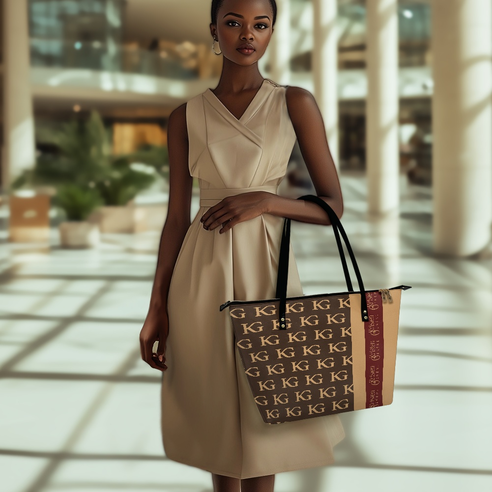 K & G Vintage-Style Leather Bucket Bag