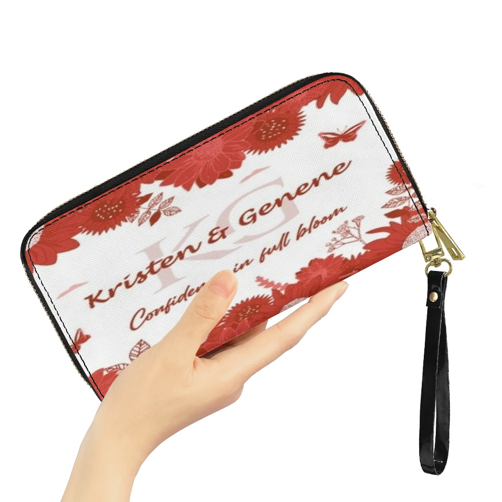 K & G original Red and white Floral Bag w/Wallet