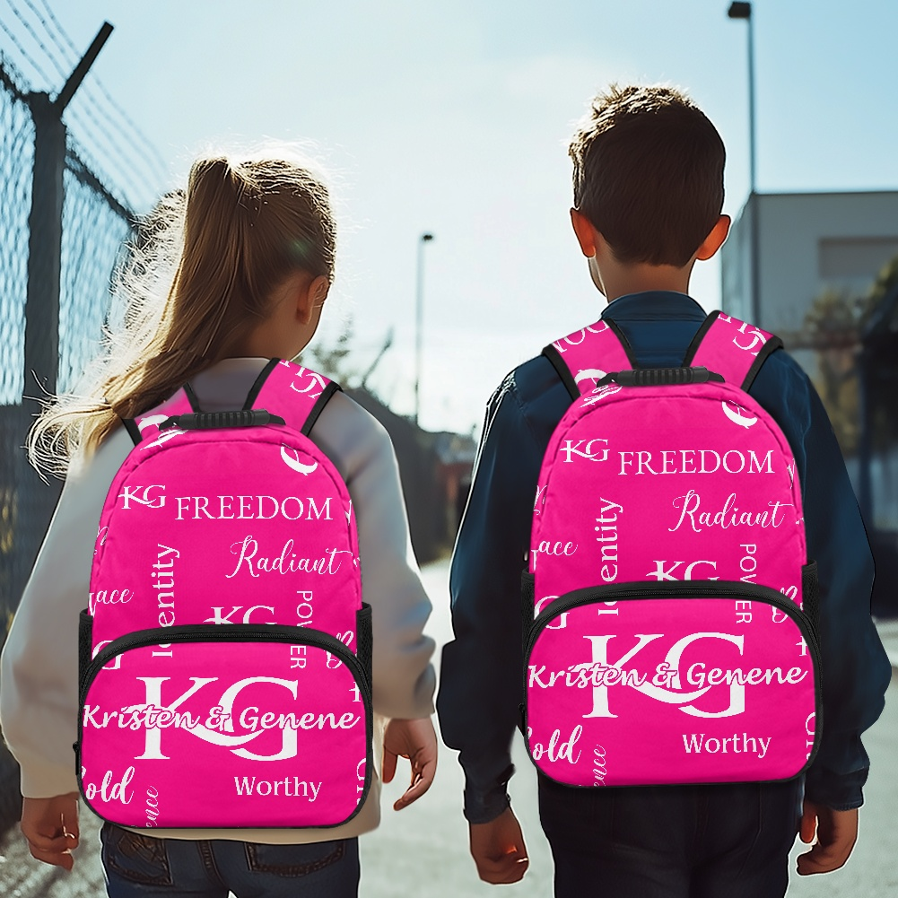 Plush Pink Identity Backpack