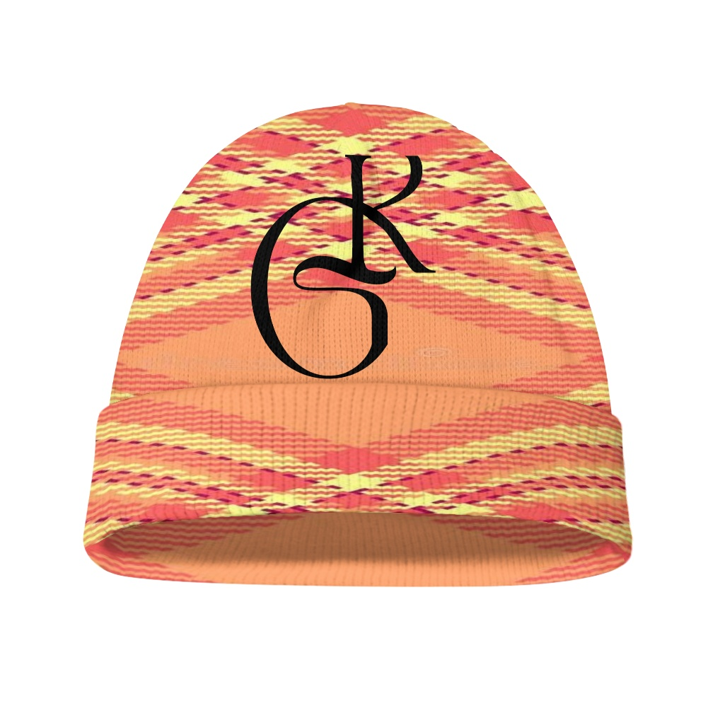 Orange and Yellow Jacket with Beanie or Scarf