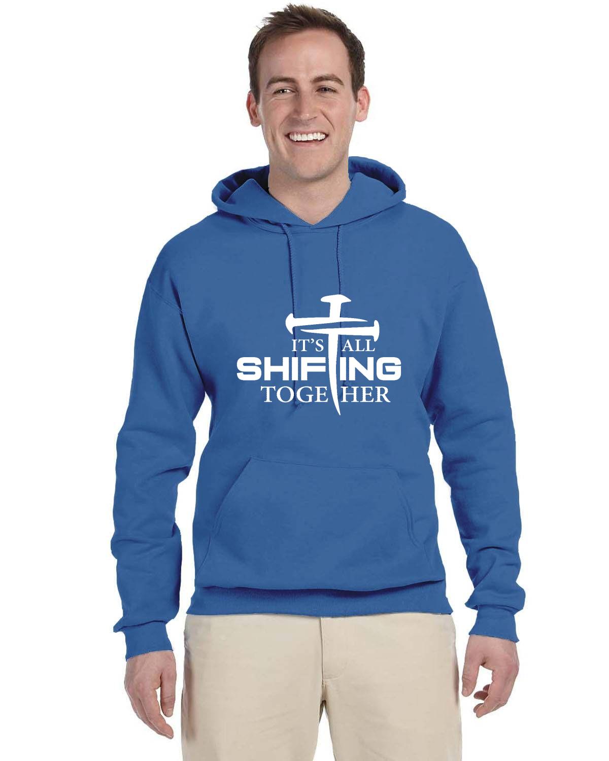 It's All Shifting Together Adult Fleece Pullover Hooded Sweatshirt