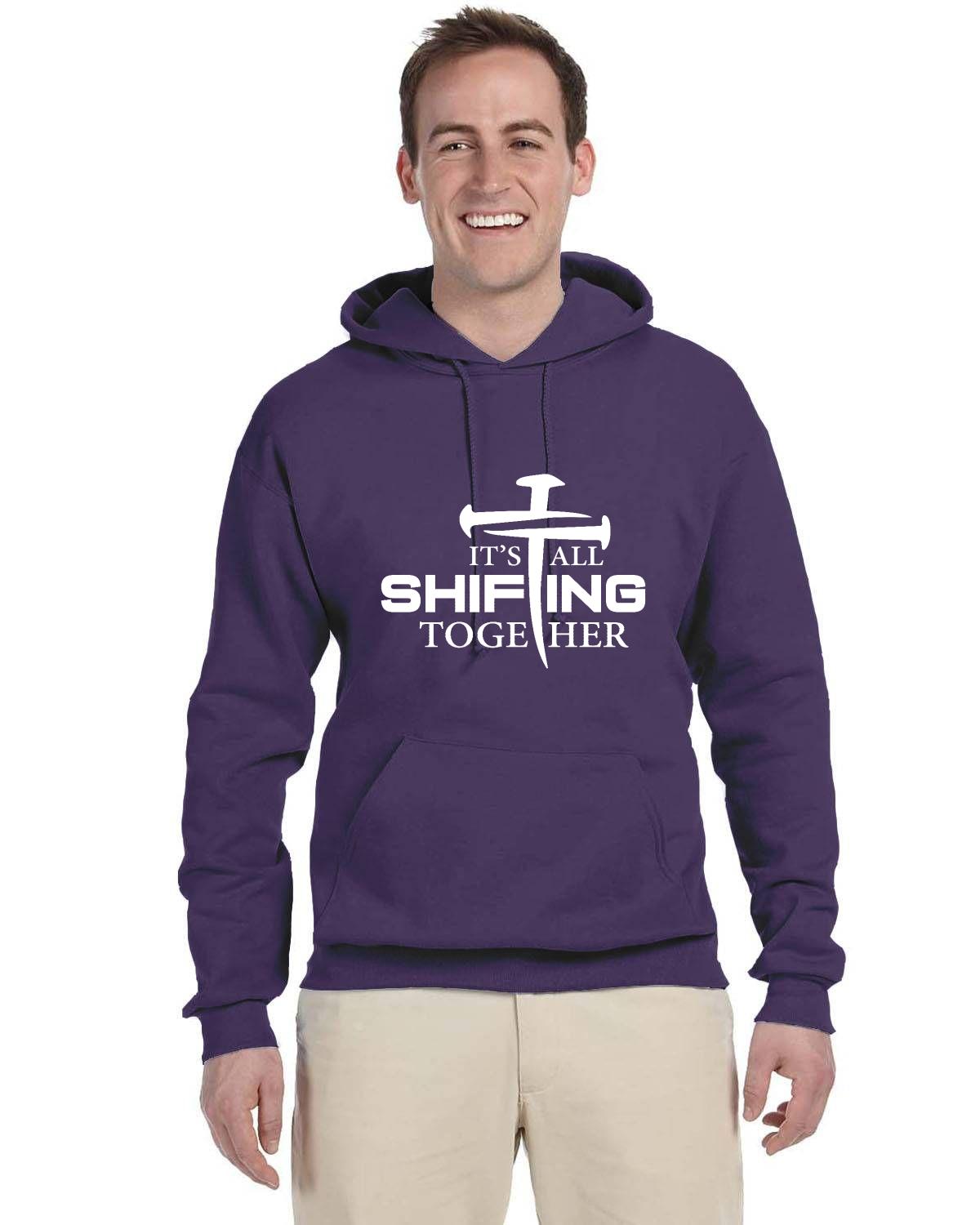It's All Shifting Together Adult Fleece Pullover Hooded Sweatshirt