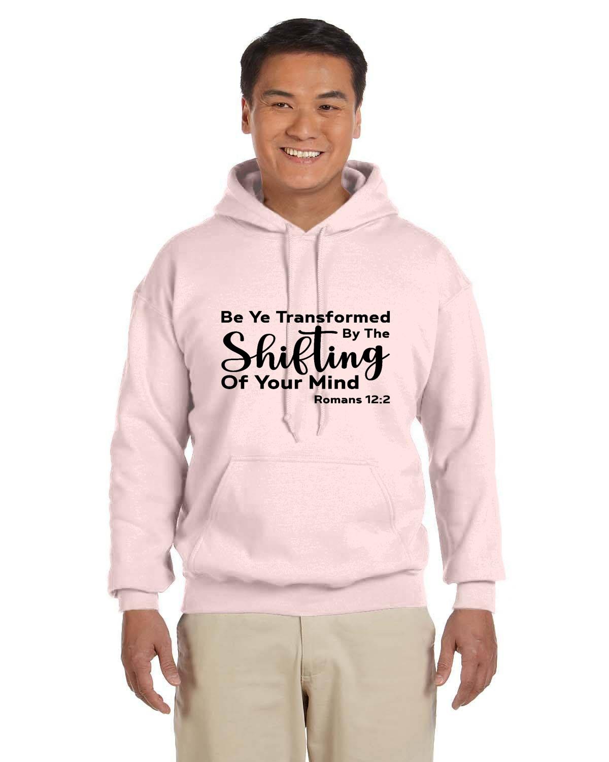 Be Ye Transformed By The Shifting Of Your Mind Adult Heavy Blend 13.3 oz./lin. yd., 50/50 Hood