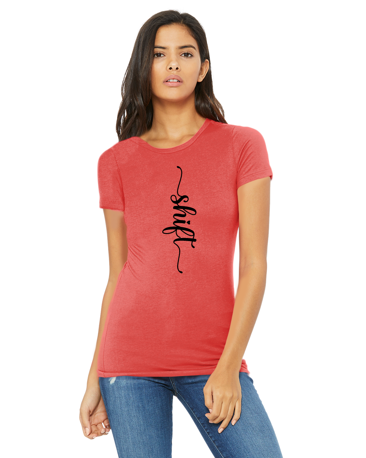 Black print Bella + Canvas Ladies' The Favorite T-Shirt | 6004