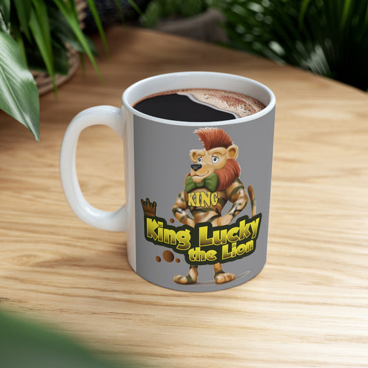 King Lucky Lion Ceramic Mug 11oz