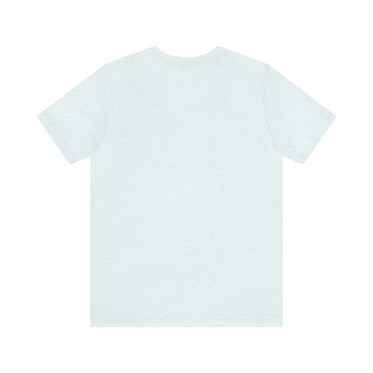 God shifted me Unisex Short Sleeve Tee black text