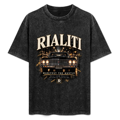 RIALITI "Manifest" Oversized Minimalist Tee