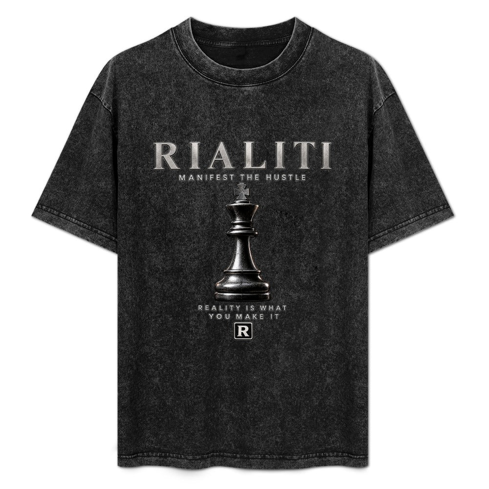 RIALITI "Endgame" Chess Oversized Graphic Tee