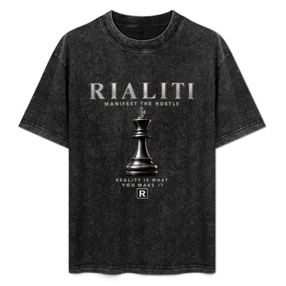 RIALITI "Endgame" Chess Oversized Graphic Tee
