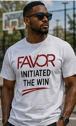 FAVOR INITIATED THE WIN GRAPHICS T-SHIRT