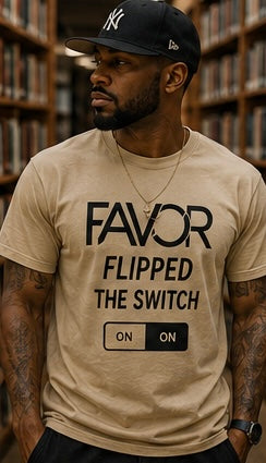 FAVOR FLIPPED THE SWITCH GRAPHICS T-SHIRT
