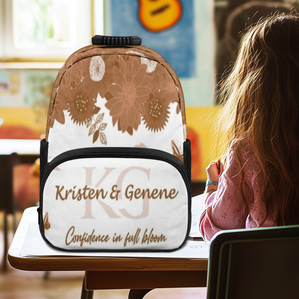 K & G original Brown and white Backpacks