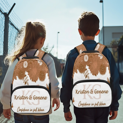 K & G original Brown and white Backpacks