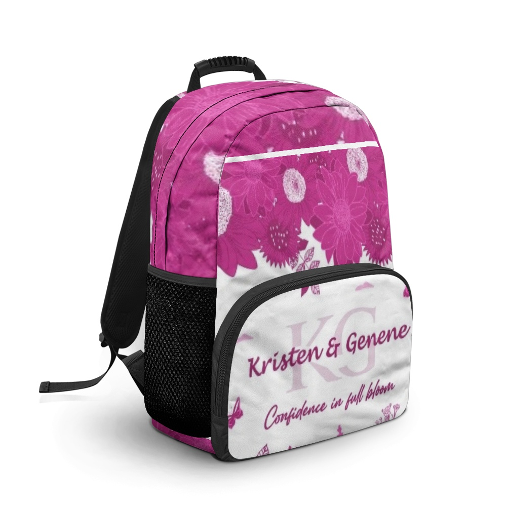 K & G original Hot Pink and white Backpacks