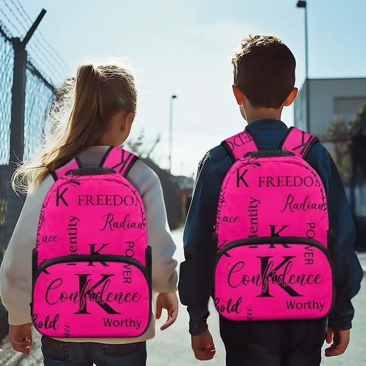 K & G original Hot Pink/Black Confidence Backpack